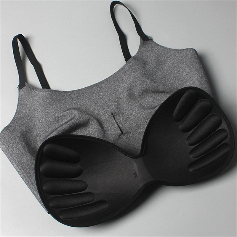 Ice Silk σουτιέν χωρίς ραφές Γυναικεία μαλακά λεπτά Push Up Γιλέκο σουτιέν Εσώρουχα Αναπνεύσιμη μπλούζα ύπνου με επένδυση στο στήθος κορυφαία γυναικεία Bralette