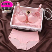 Seksi grudnjak za donje rublje Bešavno donje rublje bez okvira Prekrasan cvijet Seksi čipkasti cvjetni grudnjak ZO877