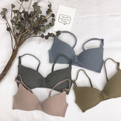 Lenjerie de corp, fără cusături, din bumbac, respirabil, fără sârmă, respirabil