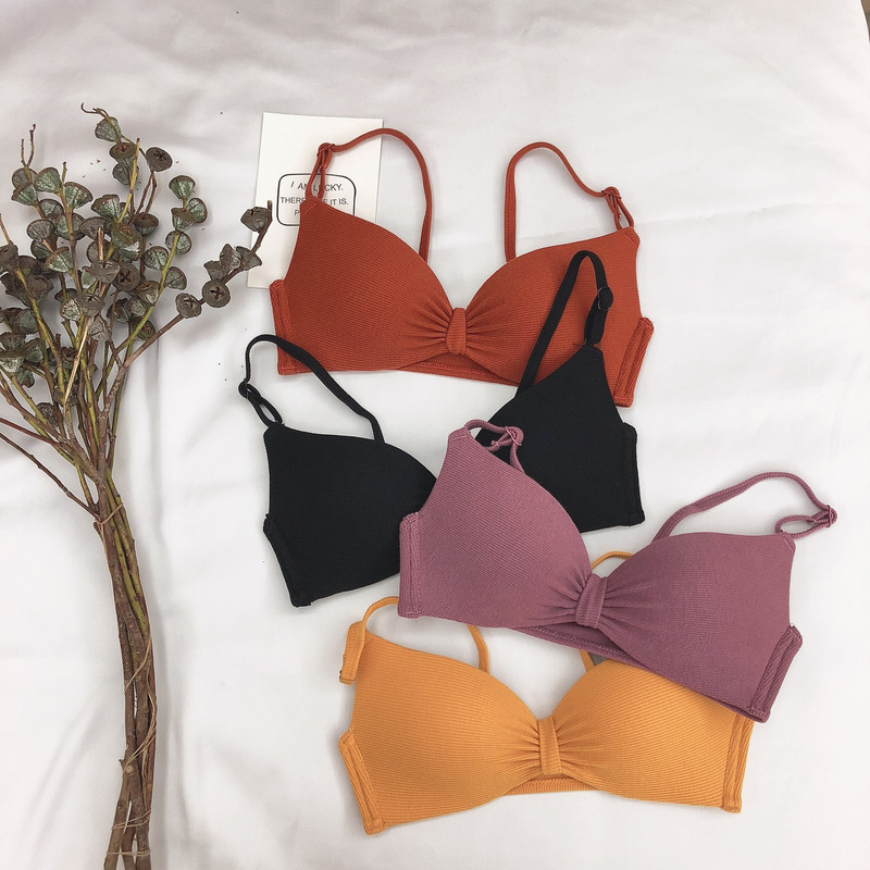 Lenjerie de corp, fără cusături, din bumbac, respirabil, fără sârmă, respirabil