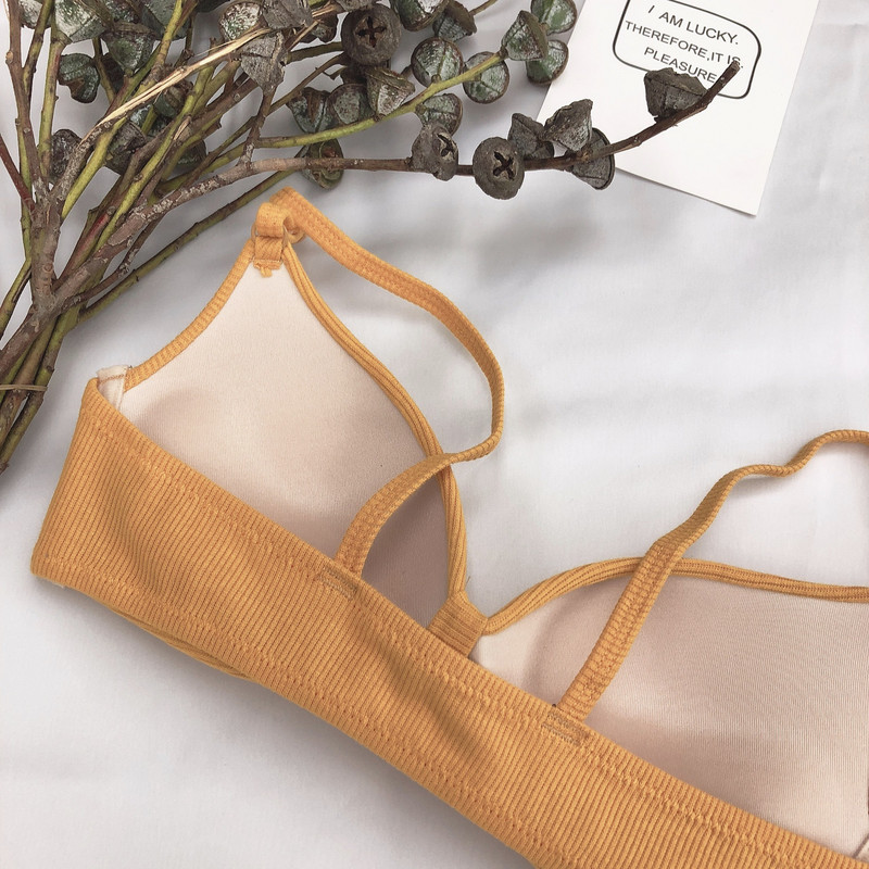 Lenjerie de corp, fără cusături, din bumbac, respirabil, fără sârmă, respirabil