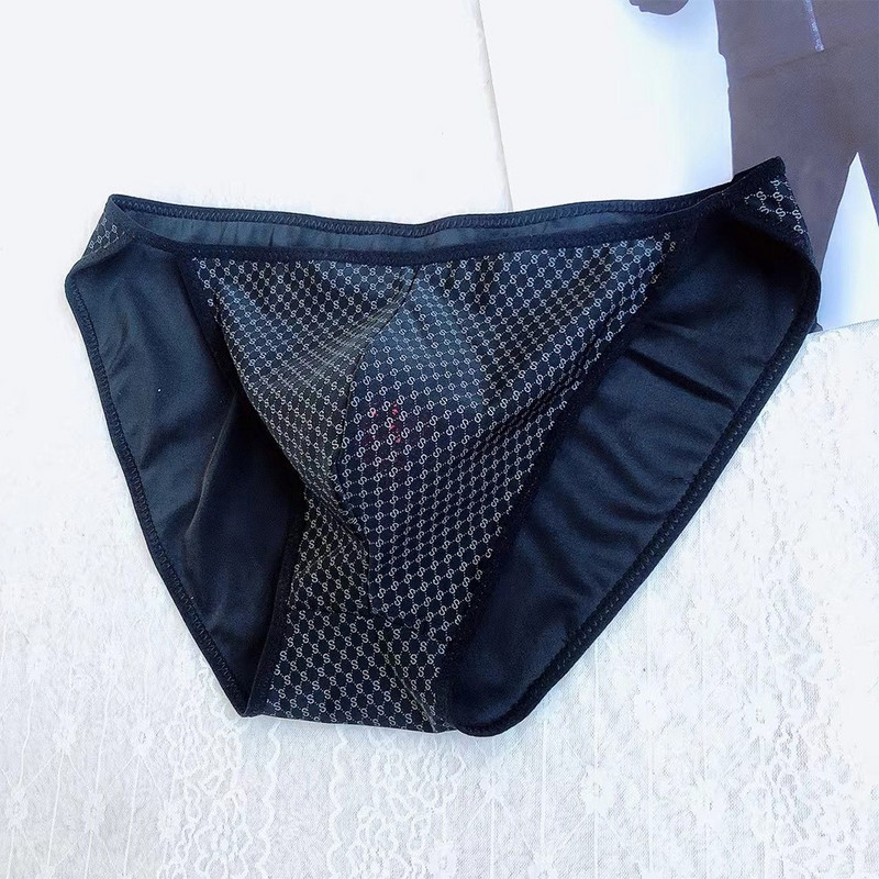 Slip cu imprimeu pentru bărbați Slip sexy cu talie joasă Lenjerie husă umflă Lenjerie de corp Chiloți Tanga Bărbați Dimensiuni mari U Convex Personalitate