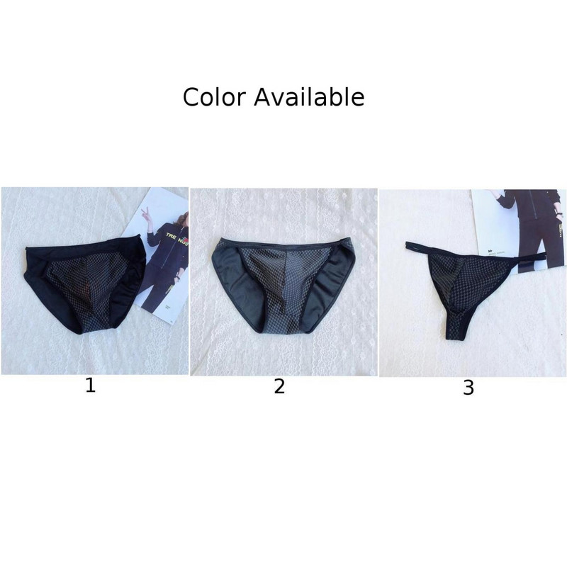 Slip cu imprimeu pentru bărbați Slip sexy cu talie joasă Lenjerie husă umflă Lenjerie de corp Chiloți Tanga Bărbați Dimensiuni mari U Convex Personalitate