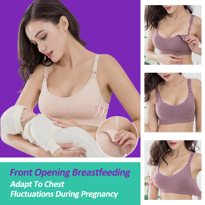 Γυναικεία σουτιέν θηλασμού για θηλασμό WEICHENS Ασύρματη μπραλέτα ύπνου εγκυμοσύνης χωρίς ραφή εξαιρετικά άνετα σουτιέν εγκυμοσύνης