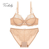Varsbaby New Lenjerie de corp sexy de calitate superioară Set de lenjerie pentru femei Sutien din dantelă Set de lenjerie Push Up din dantelă