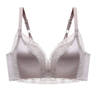Φωτοευαίσθητο σατέν χωρίς ραφές δέρμα Φιλικό προς τα πίσω Γυναικεία εσώρουχα που μαζεύονται άνετα Γυναικείο σουτιέν χωρίς ατσάλι