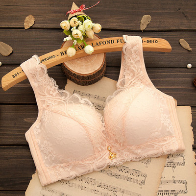 Sanderala Sexy Femei Sutiene din dantelă Broderie Bralette Plus Size Wireless Confortabil Femeie De zi cu zi Arc Lenjerie de corp Lenjerie căptușită