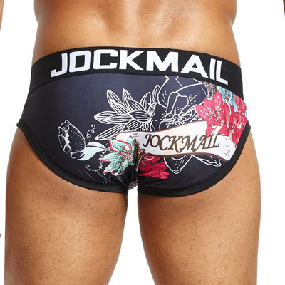 JOCKMAIL Σέξι εσώρουχα ανδρικά σλιπ Cueca sissy παιχνιδιάρικο print Καμουφλάζ Εσώρουχα calzoncillos hombre slips Ανδρικά εσώρουχα Hot