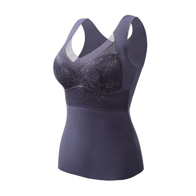 Sutien push up pentru femei fără cusături Mărime mare L-4L Bralette Top Vest Haine calde din țesătură groasă