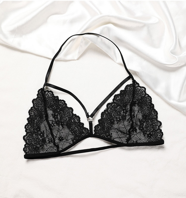 FAFABALOU Σέξι Εσώρουχα Γυναικεία Floral Δαντελένια Εσώρουχα Σετ δύο τεμαχίων διάφανο ασορτί σουτιέν και εσώρουχα εσώρουχα μόδας στρινγκ