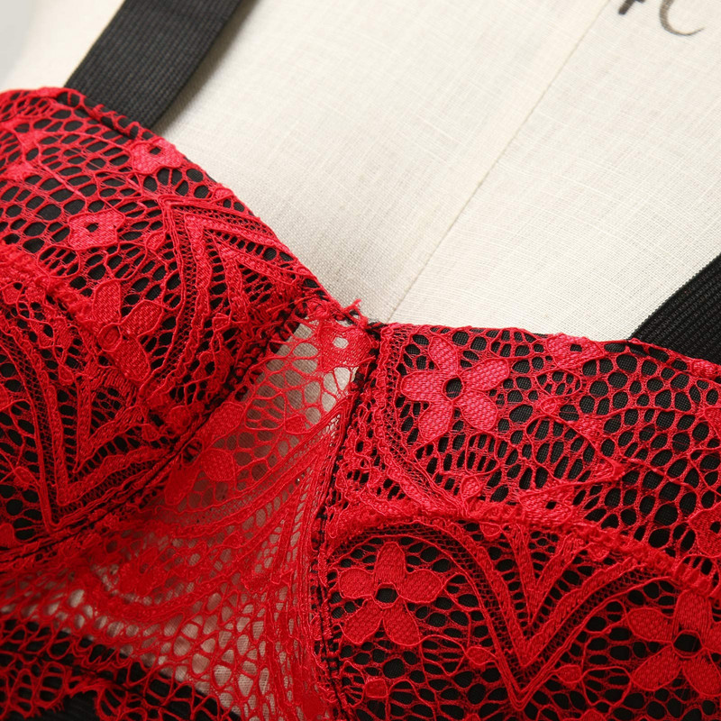 Seksikas lilleline pitspesu naiste aluspesu komplekt, läbipaistev erootiline pesukomplekt rinnahoidjad sukkpüksid, kaheosalised naiste aluspesu komplektid