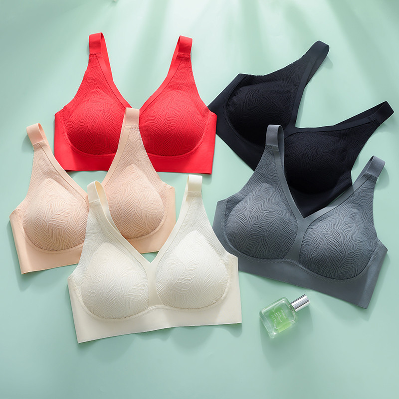 Nova modalna svilena podstava, bešavno žensko donje rublje, grudnjak s bočnim uvlačenjem, podesivi čelični grudnjak bez okvira, protiv opuštanja