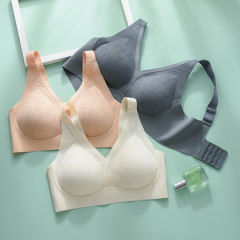 Nova modalna svilena podstava, bešavno žensko donje rublje, grudnjak s bočnim uvlačenjem, podesivi čelični grudnjak bez okvira, protiv opuštanja