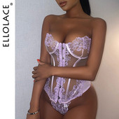 Ellolace Olkaimeta Sensuaalne naistepesu komplekt, 2-osaline, läbipaistev pits, erootiline riietus, tikandid, seksikas aluspesu vöörihmad