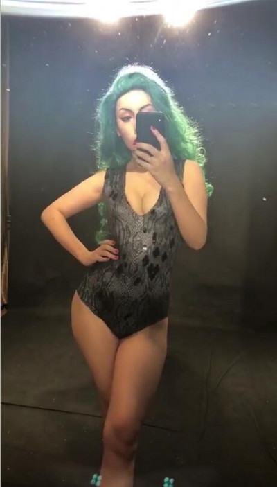 Γυναικείο σέξι Μαύρο κορμάκι αμάνικο 3D εκτύπωσης Λουλούδια Νυχτερινό πάρτι Celebrate Performance Dancer Singer Stage Wear