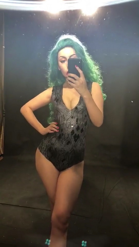 Γυναικείο σέξι Μαύρο κορμάκι αμάνικο 3D εκτύπωσης Λουλούδια Νυχτερινό πάρτι Celebrate Performance Dancer Singer Stage Wear