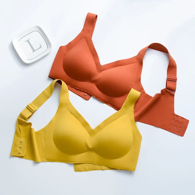 1 τμχ Σέξι Εσώρουχα Σουτιέν Γυναικεία Εσώρουχα Ασύρματο Γυναικείο Σουτιέν από λάτεξ Ρυθμιζόμενες λωρίδες Λεπτό άνετο σουτιέν από λάτεξ