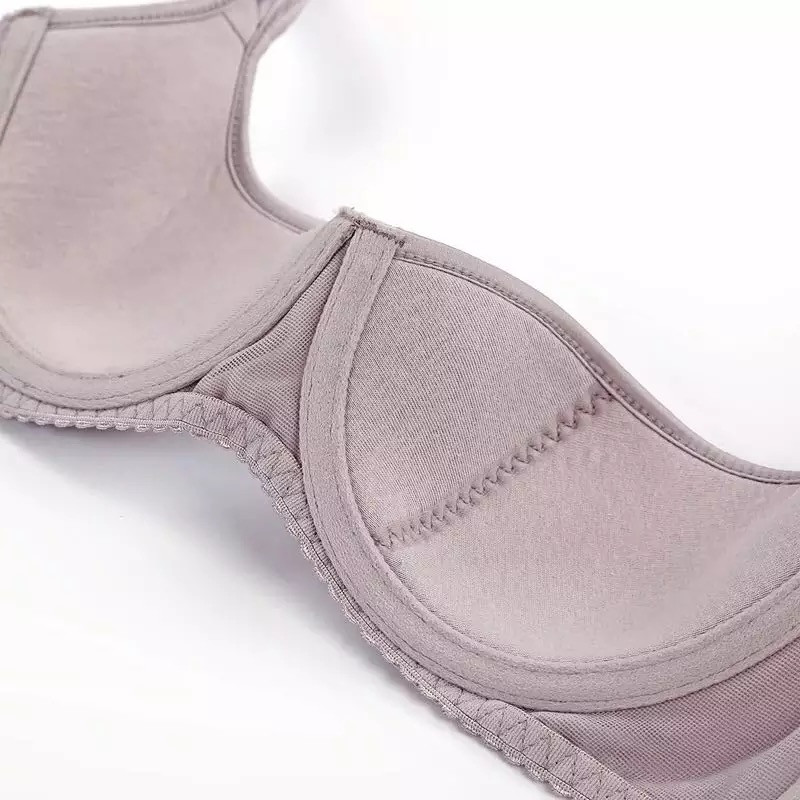 Λεπτό κύπελλο σέξι λείο και χωρίς ίχνη γυναικείο Σετ σουτιέν φαρδύ λουράκι ώμου push up 1/2 μισό φλιτζάνι και σετ εσωρούχων σέξι εσώρουχα