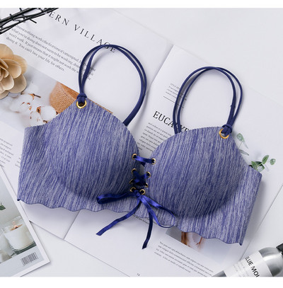 HIVOF-i uus terasest rõngasteta aluspesu ühes tükis õmblusteta eemaldatav nööriga rinnahoidja tüdrukutele, rihmaga aluspesu