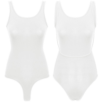 Must valge rihmaga body Seksikas seljataga aktiivse treeningu jaoks jooksev Body Romper Femme Varrukateta Fitness Sport Bodysuits