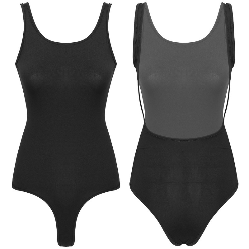 Must valge rihmaga body Seksikas seljataga aktiivse treeningu jaoks jooksev Body Romper Femme Varrukateta Fitness Sport Bodysuits