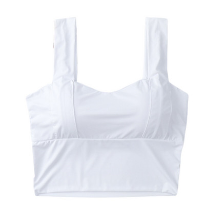449B Γυναικείο Αθλητικό σουτιέν χωρίς ραφές, φαρδύ λουράκι, σέξι προπόνηση, φανελάκι γιόγκα με επένδυση
