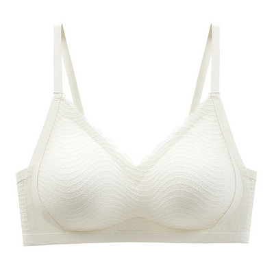 Čipkasto jednodijelno bešavno žensko donje rublje protiv spuštanja, nabrana fiksna košarica, bez čeličnog prstena, podesive naramenice, ženski grudnjak