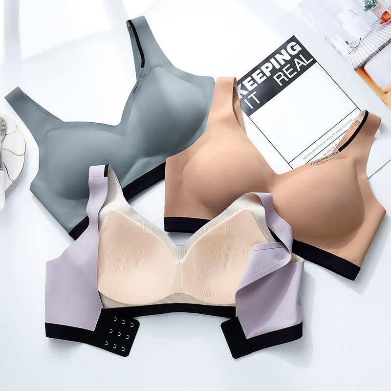 SofbeauForY Acid hialuronic Întreținere fără urme Lenjerie de corp Vestă adezivă Spate frumos Somn confortabil Sutien fără inel de oțel