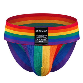 JOCKMAIL Секси мъжко бельо Мъжки бикини слипове Cueca Tanga Hombre долни гащи  Panties Calzoncillos Slip Wide Waistband