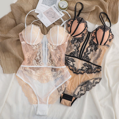 Seksi donje rublje s vezom od čipke iskušenje Grudnjak velike veličine Seksi bodi Palace Shapewear Kućna odjeća Bralette