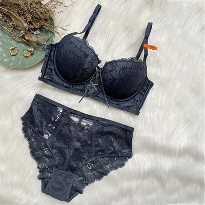 Εσώρουχα Lace-up συγκεντρωμένα γυναικεία εσώρουχα σέξι ολόσωμο γυναικείο χρυσό μεταξωτό σουτιέν μόδας κέντημα μεγάλο μέγεθος κοίλο κορμάκι