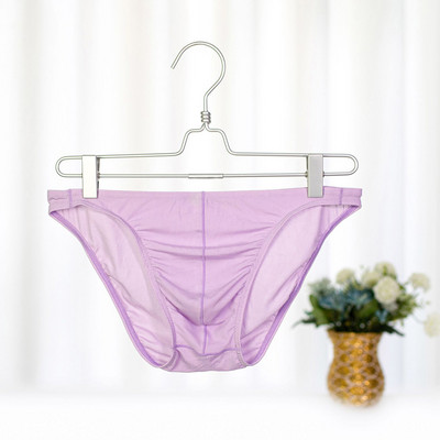 Aluspesu Meeste Seksikad õhukesed Meestepüksid Ice Silk U Kumerad Meestele Hingavad bikiinipüksid Madala vöökohaga aluspüksid Kiiresti kuivavad aluspüksid