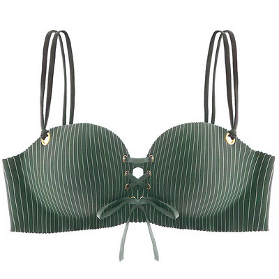 Fashion Stripe Sexy Bras επίδεσμος Push Up Εσώρουχα Γυναικείο σουτιέν Άνετο ασύρματο προσαρμοσμένο Bralette Εσώρουχα για κορίτσια