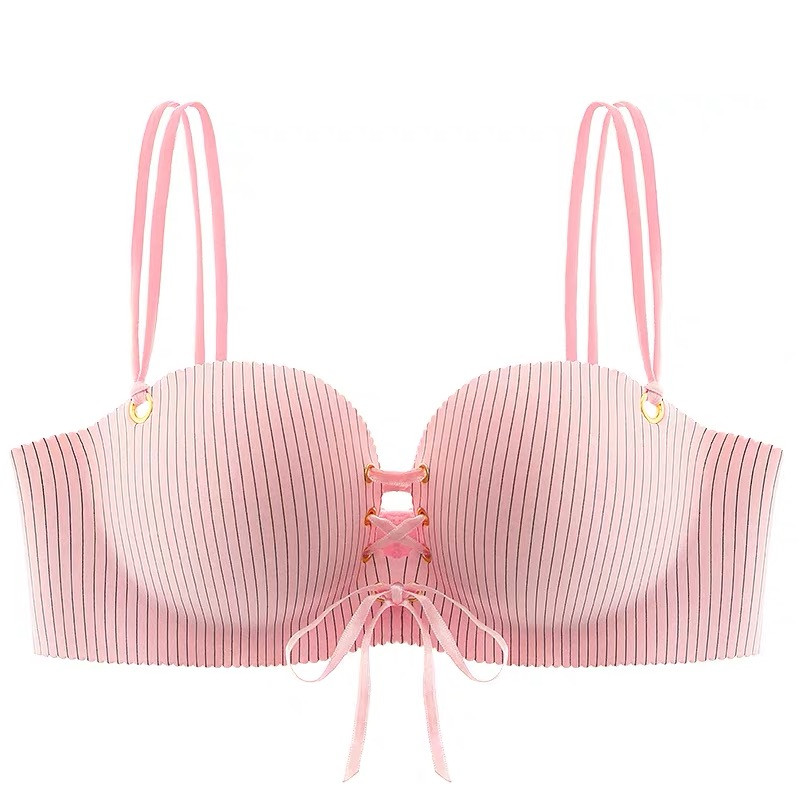 Fashion Stripe Sexy Bras επίδεσμος Push Up Εσώρουχα Γυναικείο σουτιέν Άνετο ασύρματο προσαρμοσμένο Bralette Εσώρουχα για κορίτσια