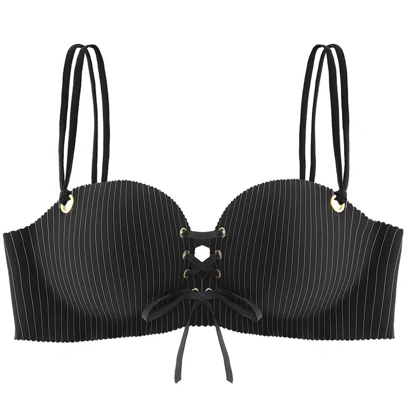 Fashion Stripe Sexy Bras επίδεσμος Push Up Εσώρουχα Γυναικείο σουτιέν Άνετο ασύρματο προσαρμοσμένο Bralette Εσώρουχα για κορίτσια
