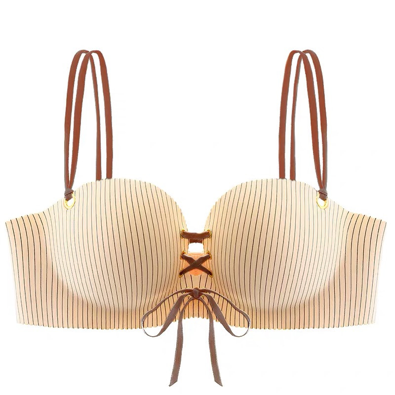 Fashion Stripe Sexy Bras επίδεσμος Push Up Εσώρουχα Γυναικείο σουτιέν Άνετο ασύρματο προσαρμοσμένο Bralette Εσώρουχα για κορίτσια