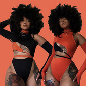 BKLD pavasaris un vasara jauni bodiji sieviešu apģērbi seksīgi modes ielu apģērbi savārstījumi, dobi gredzeni viengabala tērpi