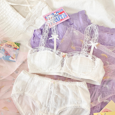 Chiloți loli japonezi fără cusături, cusături din panglică, cusături din satin, din bumbac, la mijlocul taliei, lenjerie de corp confortabilă, super zână, baraje bielizna