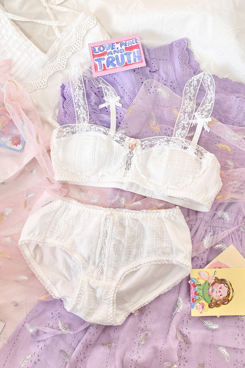 Chiloți loli japonezi fără cusături, cusături din panglică, cusături din satin, din bumbac, la mijlocul taliei, lenjerie de corp confortabilă, super zână, baraje bielizna