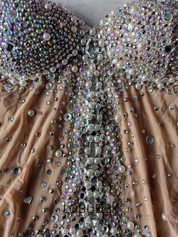 Seksikas Bodysuit ööklubi Sparkly Rhinestones must läbipaistva nahavärviga võrkkombine Lady Singer täiskasvanute lavakostüüm