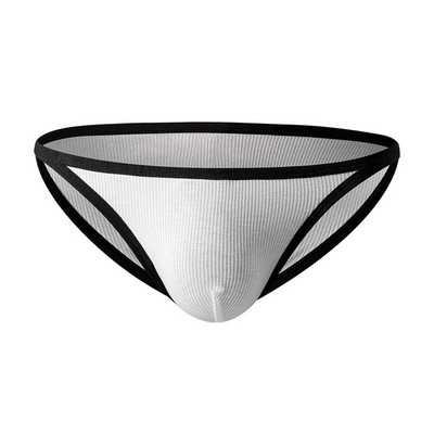 Sissy ανδρικό μπικίνι με κλωστή με κλωστή Modal Άνετα σέξι εσώρουχα U κυρτά σλιπ Χαμηλό εσώρουχο Cuecas Masculinas