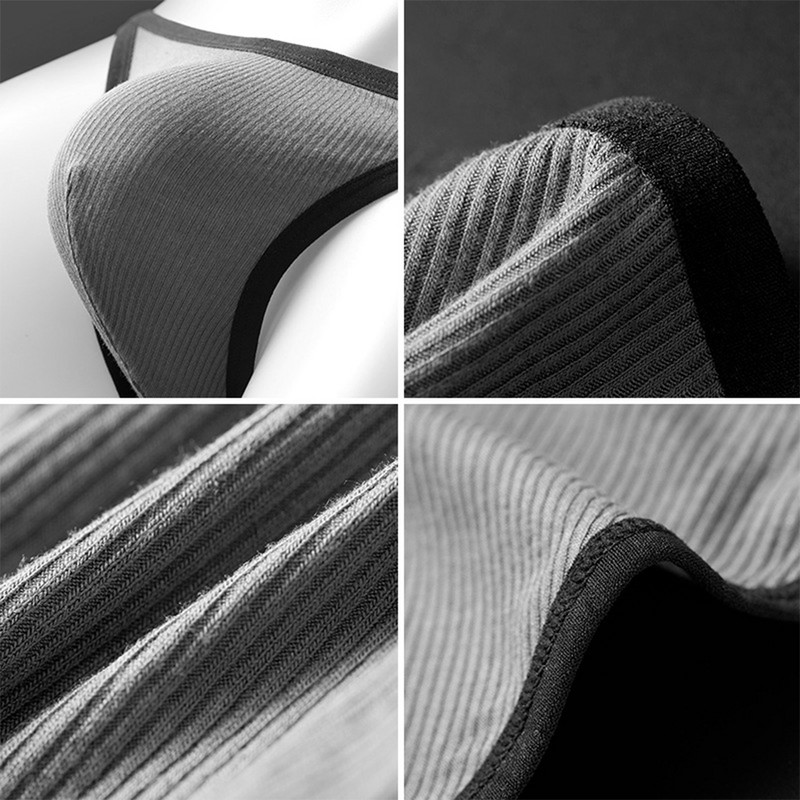 Sissy ανδρικό μπικίνι με κλωστή με κλωστή Modal Άνετα σέξι εσώρουχα U κυρτά σλιπ Χαμηλό εσώρουχο Cuecas Masculinas