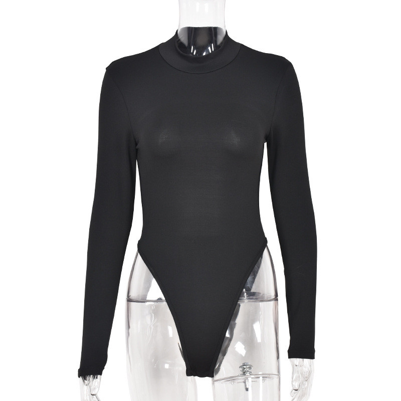 BKLD, seksi uska dolčevita s kratkim rukavima, crni jednodijelni kombinezon dugih rukava, gornji dijelovi ženskog bodija, novi dolazak za proljeće 2021.