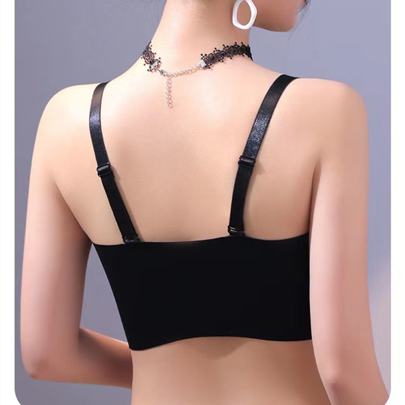Top Beauty Back Lace Γυναικεία Εσώρουχα Λεπτής διατομής Χωρίς Ατσάλινο Δαχτυλίδι Ρύθμιση Συλλέξτε μεγάλου μεγέθους Γυναικείο σουτιέν χωρίς ραφή