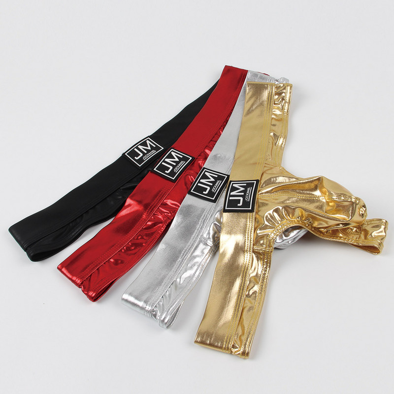 Bränd JOCKMAIL Nahk Meeste püksid Aluspesu madala vöökohaga spordipüksid Seksikad Boxer Trunks Mood Jockstraps meeste aluspüksid