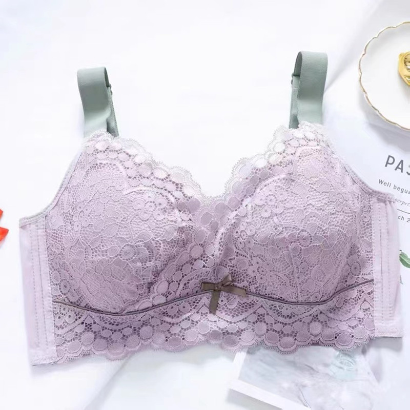 Tanko donje rublje za žene, velike grudi, mali grudnjaci, na skupljanje, ultratanki, bez čeličnog prstena, grudi koje se skupljaju, grudnjak protiv opuštanja, velika veličina