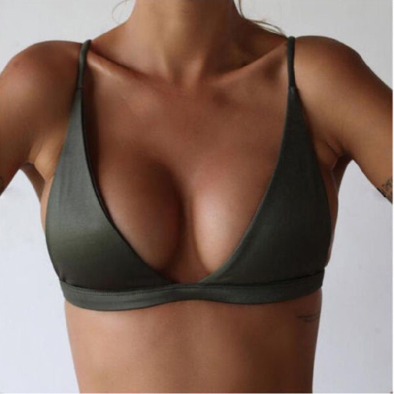 Γυναικείο σουτιέν Σέξι μαγιό μπικίνι με ανοιχτή πλάτη Χωρίς ατσάλινο στήριγμα Χωρίς μαξιλαράκι στο στήθος Εσώρουχα Top Beach Wind Summer New Arrival 2023