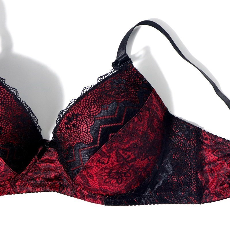 Beauwear 85D-110D lenjerie de corp elastică pentru femei de mărime mare 2 cârlige și ochi sutiene sexy push up cu pernă de lumină