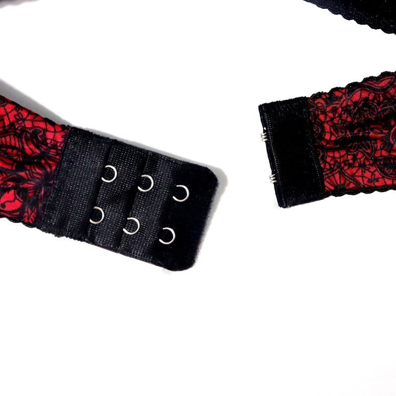 Beauwear 85D-110D lenjerie de corp elastică pentru femei de mărime mare 2 cârlige și ochi sutiene sexy push up cu pernă de lumină