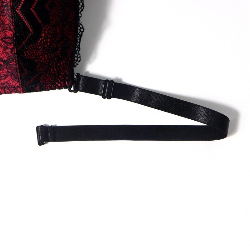 Beauwear 85D-110D lenjerie de corp elastică pentru femei de mărime mare 2 cârlige și ochi sutiene sexy push up cu pernă de lumină